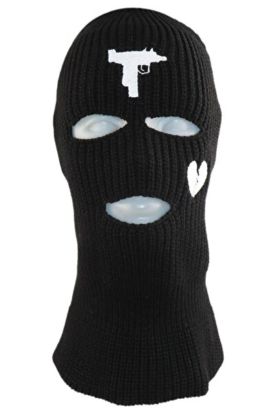 zirve şapka قناع ثلجي شتوي للجنسين بثلاثة عيون باللون الأزرق الداكن