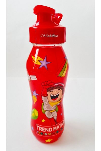 Modellino Licensed Space Red Lid 500cc Transparent Boy's Water Bottle