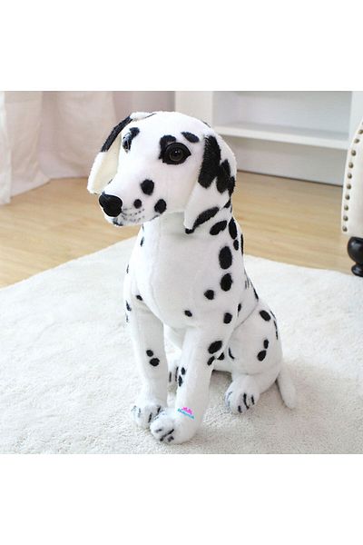 hediyecik 35 Cm Plush Dalmatian Real Looking Dog