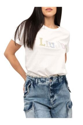 Liu Jo Renkli Logolu T.shirt