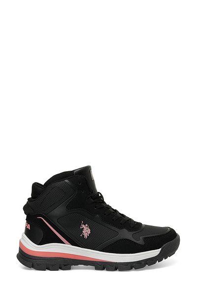 U.S. Polo Assn. Sagan Hi WMN 4PR - Μαύρες γυναικείες μπότες εξωτερικού χώρου