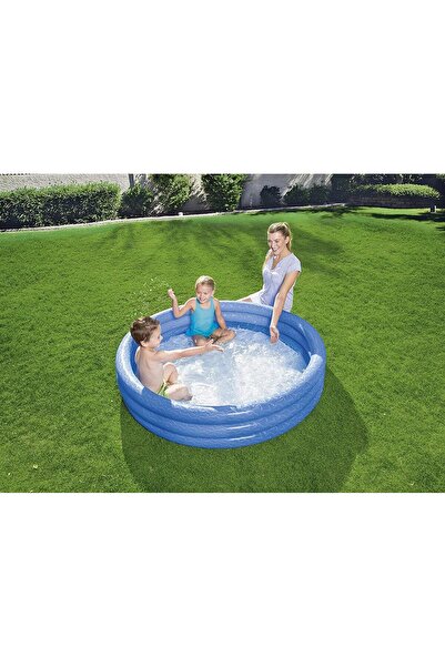 BESTWAY 62008 Pompasıyla - 51024, 3 Boğum Çocuk Havuzu, 102x25 Cm