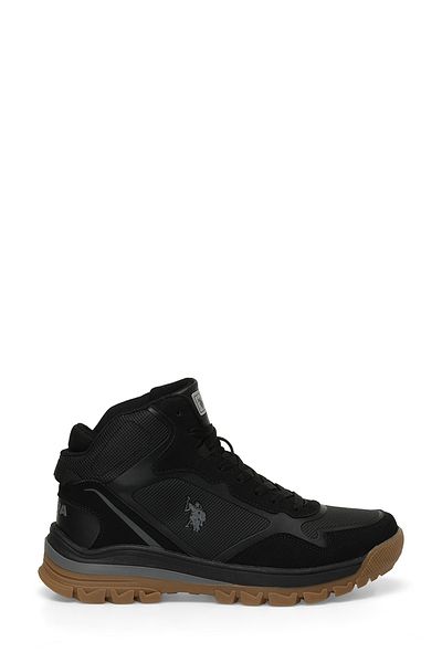 U.S. Polo Assn. SAGAN HI 4PR Μαύρες ανδρικές μπότες εξωτερικού χώρου