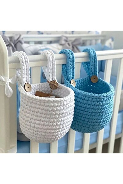 afralya home Yenidoğan Bebek Beşik Yanı Düzenleyici, 2li Cepli Bebek Odası Or...