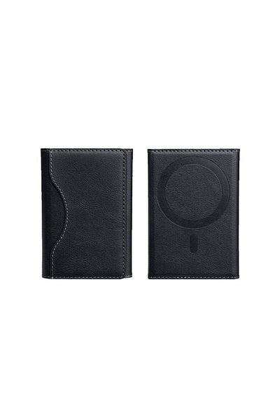 morfide Zore Crd-04 Faux Leather Look Magnetic Card Holder with 5 Compartments