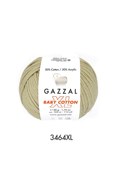 Gazzal Akdenizpos Sm01 - Baby Cotton XL, Πράσινη Χειροποίητη Κλωστή 3464 (Νέα)