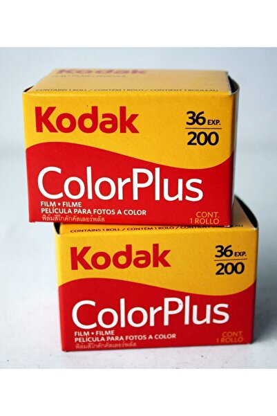 Kodak 2 Adet Color Plus 200 Asa Analog Fotoğraf Makinesi Film,135/36 -son Kul...