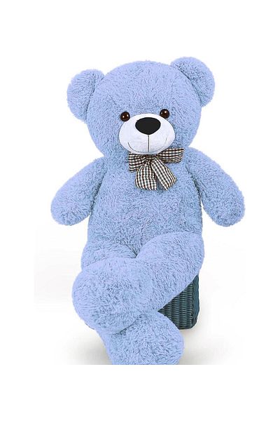 Solemia 90 Cm Plush Teddy Bear with Bow Tie - 100% Domestic