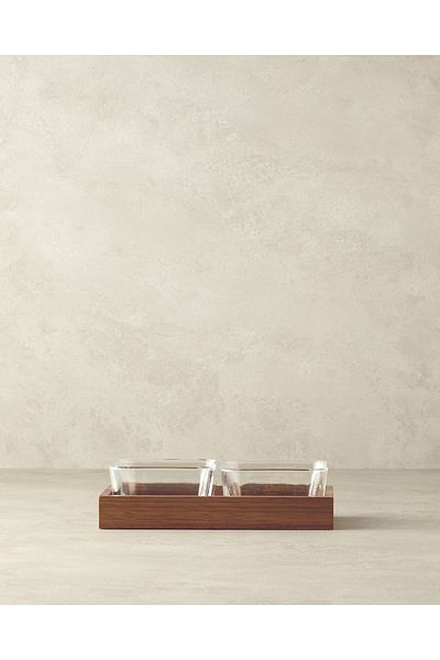 English Home Orient Acacia - 3 Piece Dark Brown Presentation Set