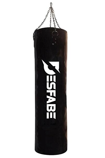 desfabe Boxing Star 120x32 Cm Zincirli Boks Kum Torbası Siyah