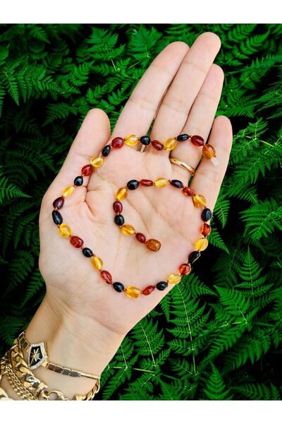 Kehribarkolyecimm Multicolor Sertifikalı Baltık Damla Bebek Kehribarı