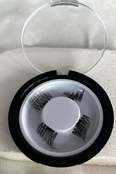 mrcans Manyetik Mıknatıslı Yarım Kirpik Kedi Gözü Kirpik Çekik Göz Görünümü