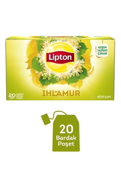 Lipton Ihlamur Bardak Poşet Bitki Çayı 32 gr