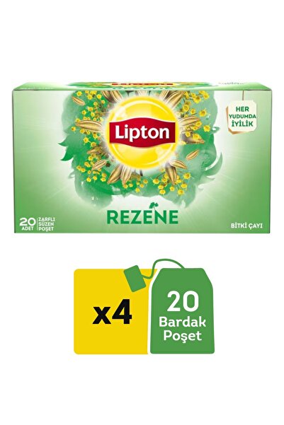 Lipton Rezene Çayı 20'li Bardak Poset Cay X 4 Adet