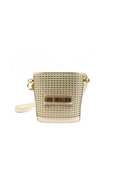 Love Moschino JC4322PP0GKZ1 ORO Knots műbőr vödörtáska