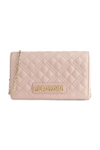 Love Moschino Geantă de umăr de damă de culoare nudă