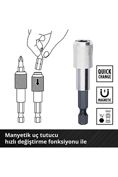 Einhell M-CASE 33 parça uç seti - 49118903