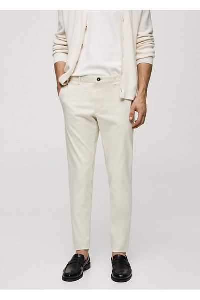 MANGO Man Slim Fit Serj Chino Trousers