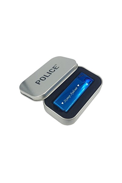 Gülay AVM Kişiye Özel Isim Baskılı Jet Çakmak Manyetolu Metal Kutulu Çakmak G...