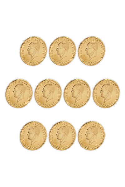 RimaGold 10 Adet Ata Çeyrek Altın Yeni Tarihli Set