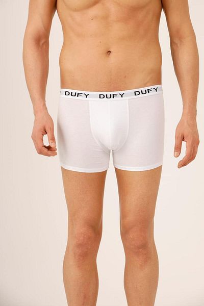 Dufy Ανδρικά πλεκτά λευκά - 36504