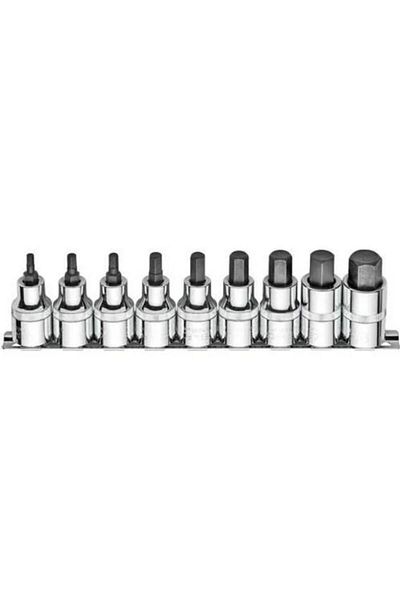 Ceta 9 Piece Allen Point Socket Set - 1/2"(Short Type)