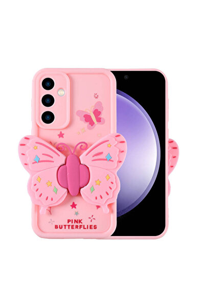 Hatreds Galaxy S23 FE Uyumlu Figürlü Kamera Korumalı Tasarımlı Kılıf