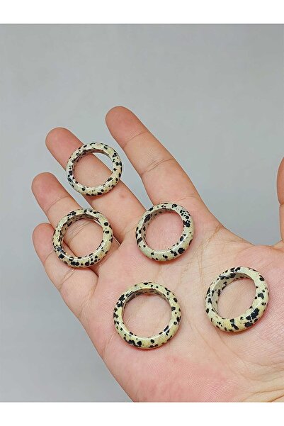 Yasamtohumu Yüzük Jasper Taşı 6mm Kalınlığında (Standart Ölçü) (51504) - 1 ad...
