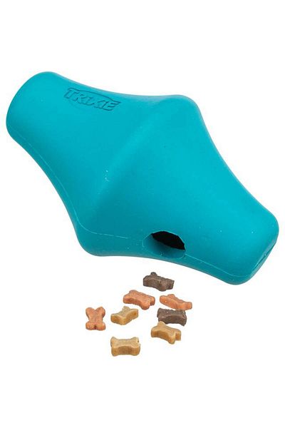 Trixie 12cm Natural Rubber Dog Toy - with Treat Tank 476123