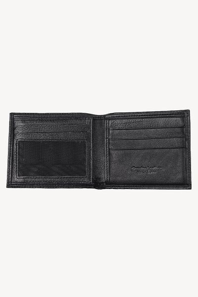 Ysf Men's Black Leather Wallet