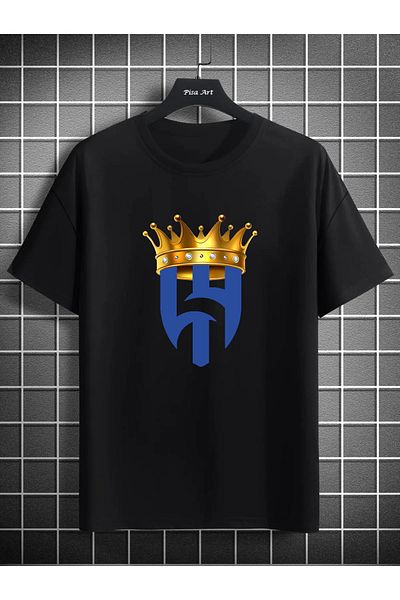 Pisa Art AL HİLAL KING CROWN - Μπλουζάκι θαυμαστών ειδικής σχεδίασης