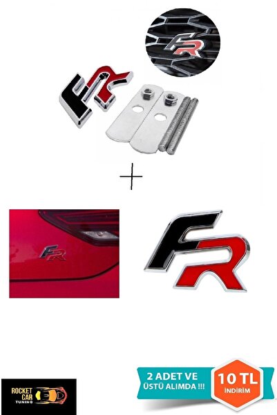 DNA Seat Leon Fr Ibiza Fr Panjur Ve Bagaj Logosu Set Halinde