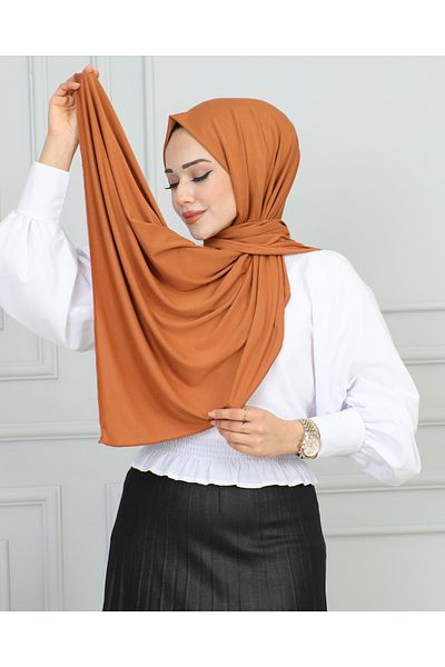 JAWEL ŞAL 1941 Model Combed Cotton Tile Shawl