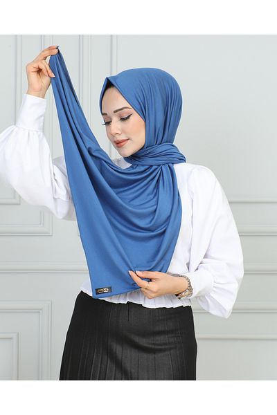 JAWEL ŞAL Indigo Combed Shawl - 1941 Model