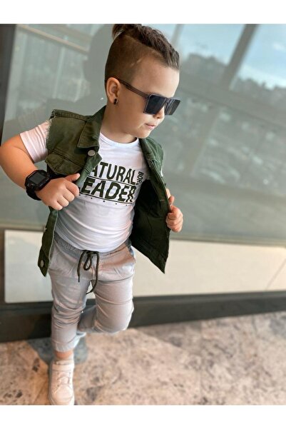 muzur kids سترة للأولاد / بنطلون / تي شيرت مجموعة مكونة من 3 قطع