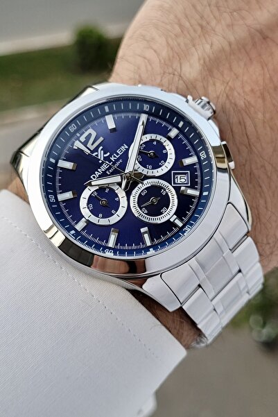 Daniel Klein Kadranı Lacivert Kordonu Gri Renk Ayarlanabilir Kordonlu Gösterg...