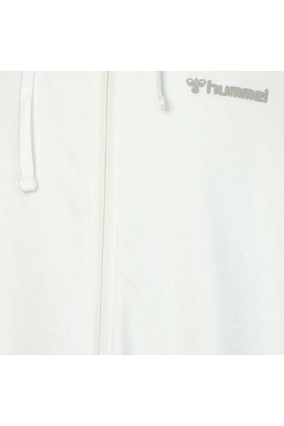 hummel 921650-9003 Hmlyasuo Oversize Zip Hoodie Men's Jacket Off White