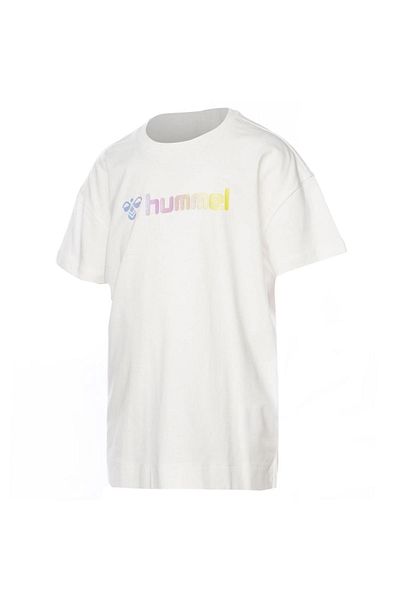 hummel Tricou alb pentru fete Jazz cu gât rotund