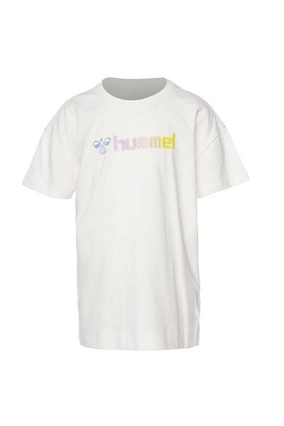 hummel Tricou alb pentru fete Jazz cu gât rotund