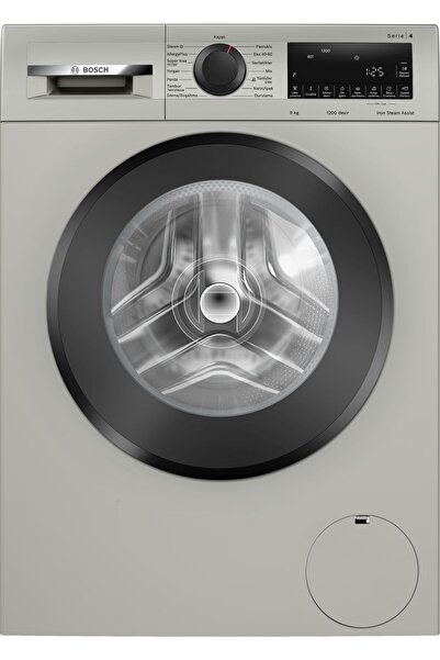Bosch WGA242ZXTR 9 Kg 1200 Devir Gri Çamaşır Makinesi