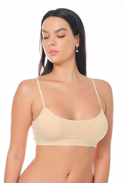 Doce Cravo Women's Thin Strap Padded Sports Bra