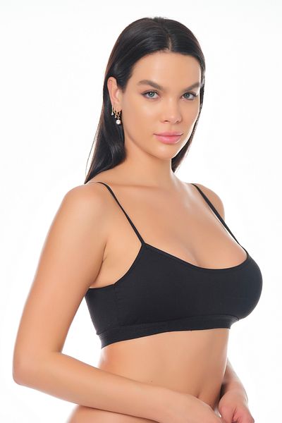 Doce Cravo Women's Thin Strap Padded Sports Bra
