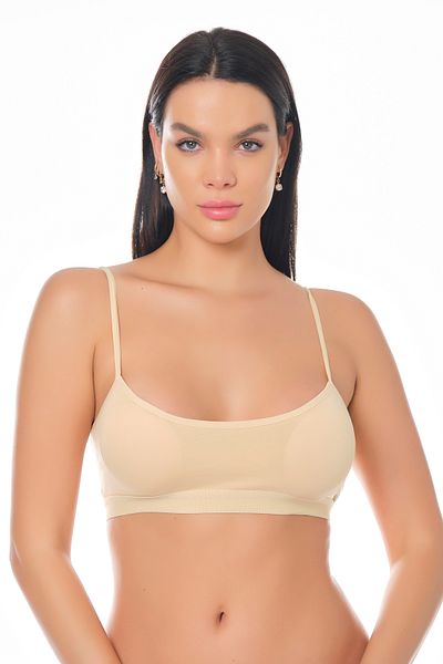 Doce Cravo Women's Thin Strap Padded Sports Bra
