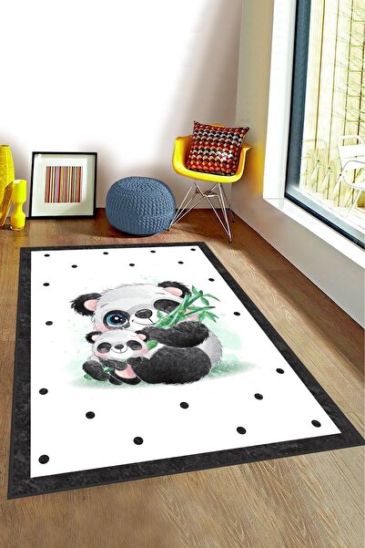 Bebişim Halı Bebişim Panda Desenli Bi144 Çocuk Odası Halısı