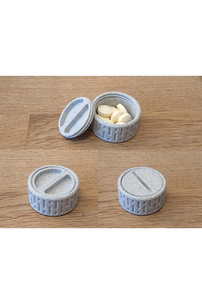 Genel Markalar 1 Adet Modern İlaç Saklama Kutusu Günlük Ufak Boyut PillBox 4cm