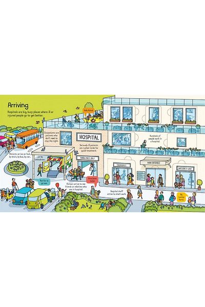 Penguin Books Look Inside A Hospital - Katie Daynes (BOARD BOOK)