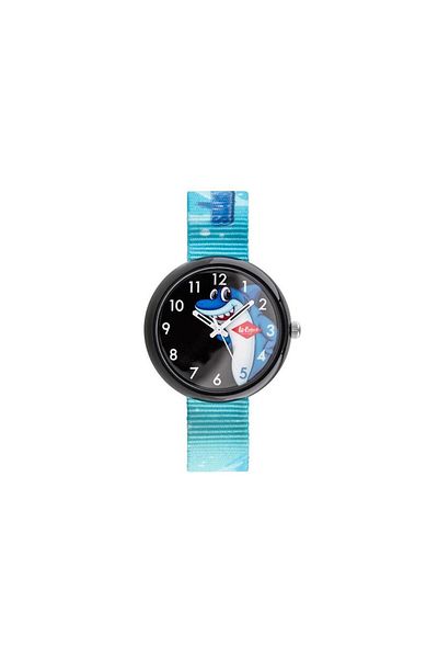 Lee Cooper Lee Cooper Kids PC21S Movement Watch, Analog Display and Textile Strap - LC.K.3.659, Blue