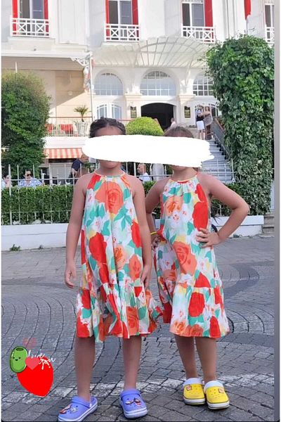OliveYouMom Girl - Comfortable Fit and Multicolored Dress