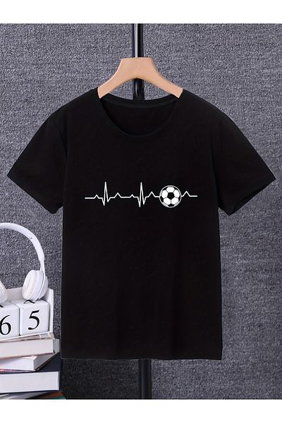 Let's Wear Футболна тениска с принт за момчета
