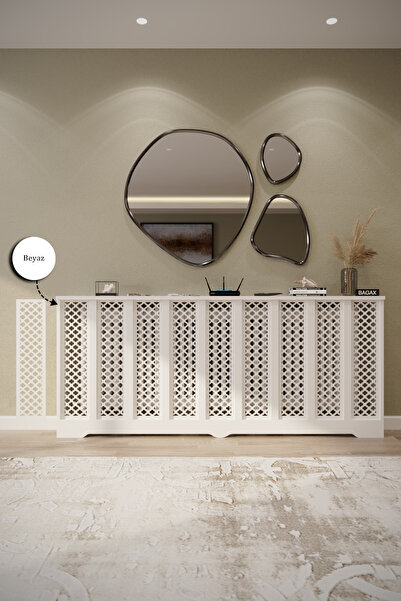 BAGAX 176 cm Petek Dresuar Kaplama Çok Amaçlı Dolaplar Mobilya Kalorifer Petek Önü Kapatma